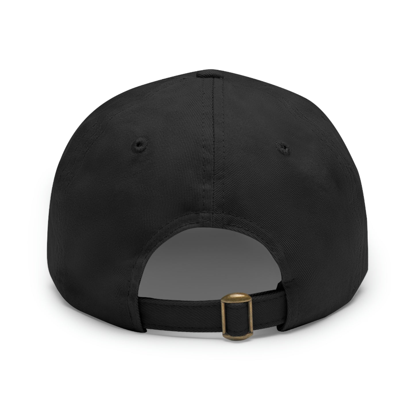 Dog Slob ® Dad Hat with Leather Patch (Round)