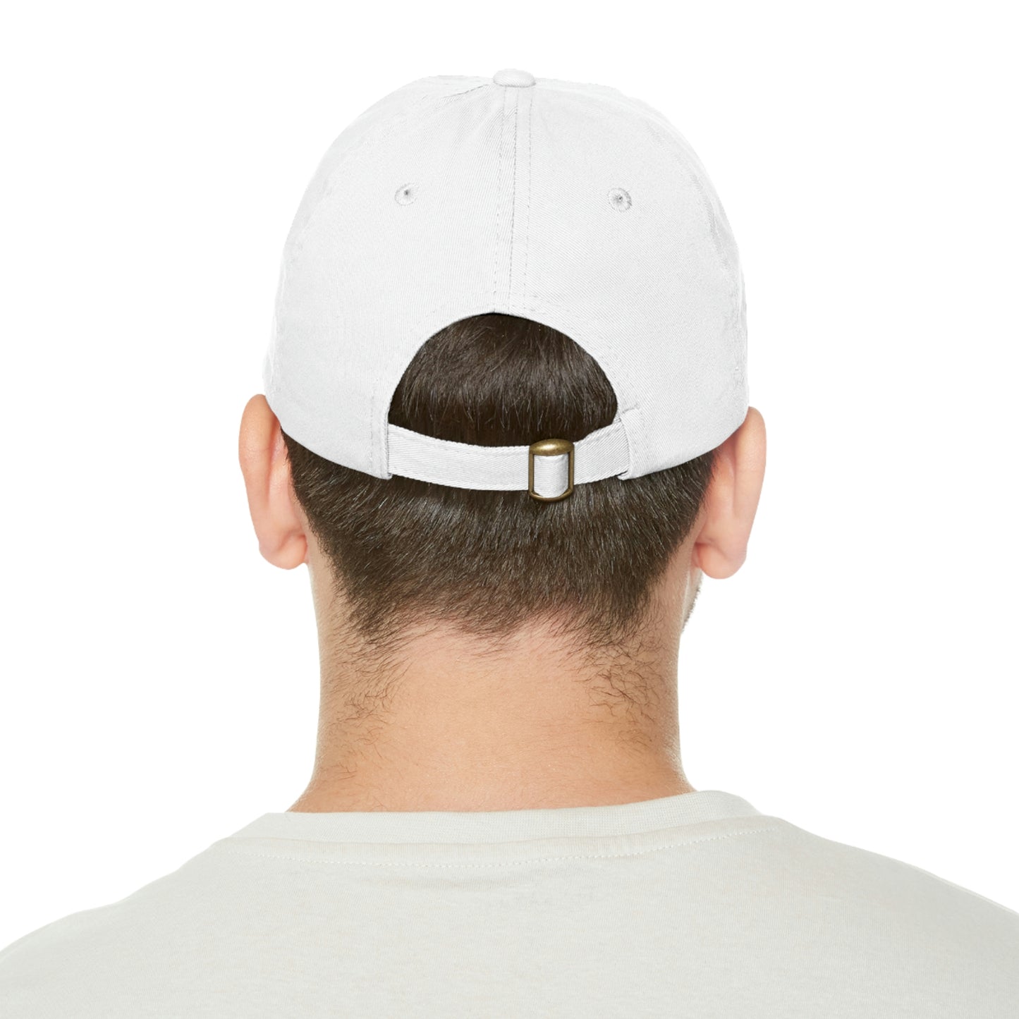 Dog Slob ® Dad Hat with Leather Patch (Round)