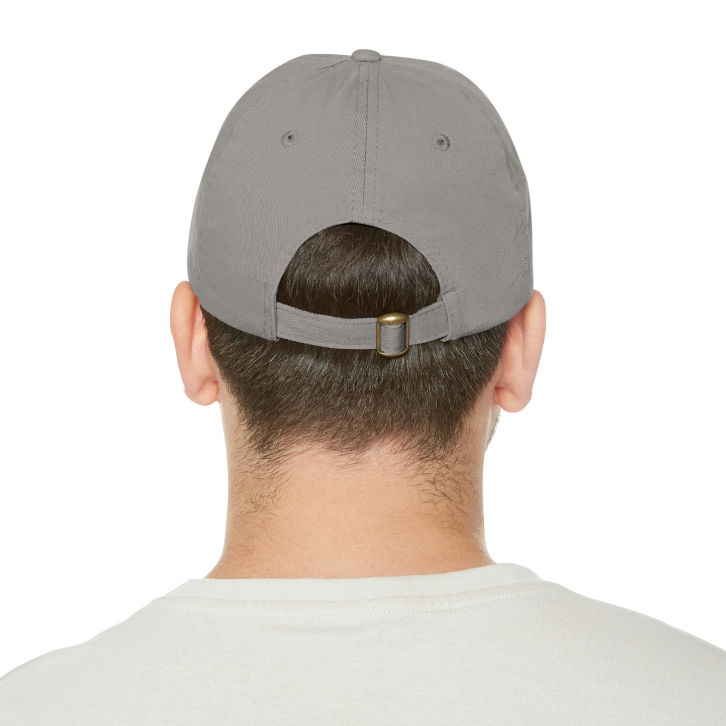 Dog Slob ® Dad Hat with Leather Patch (Round)