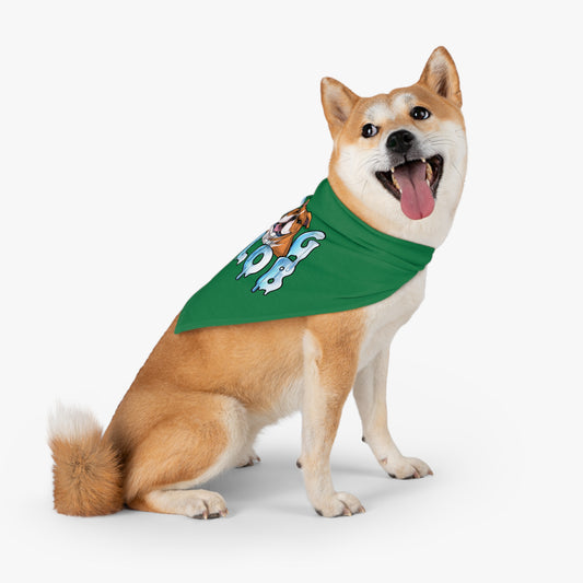 Dog Slob ® Pet Bandana Green