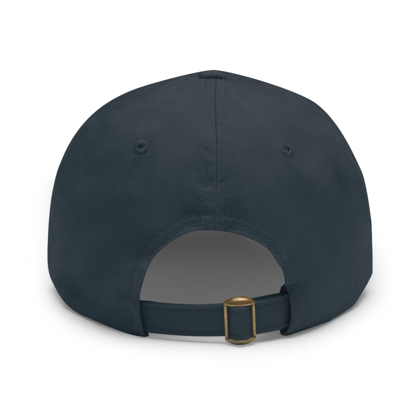 Dog Slob ® Dad Hat with Leather Patch (Round)