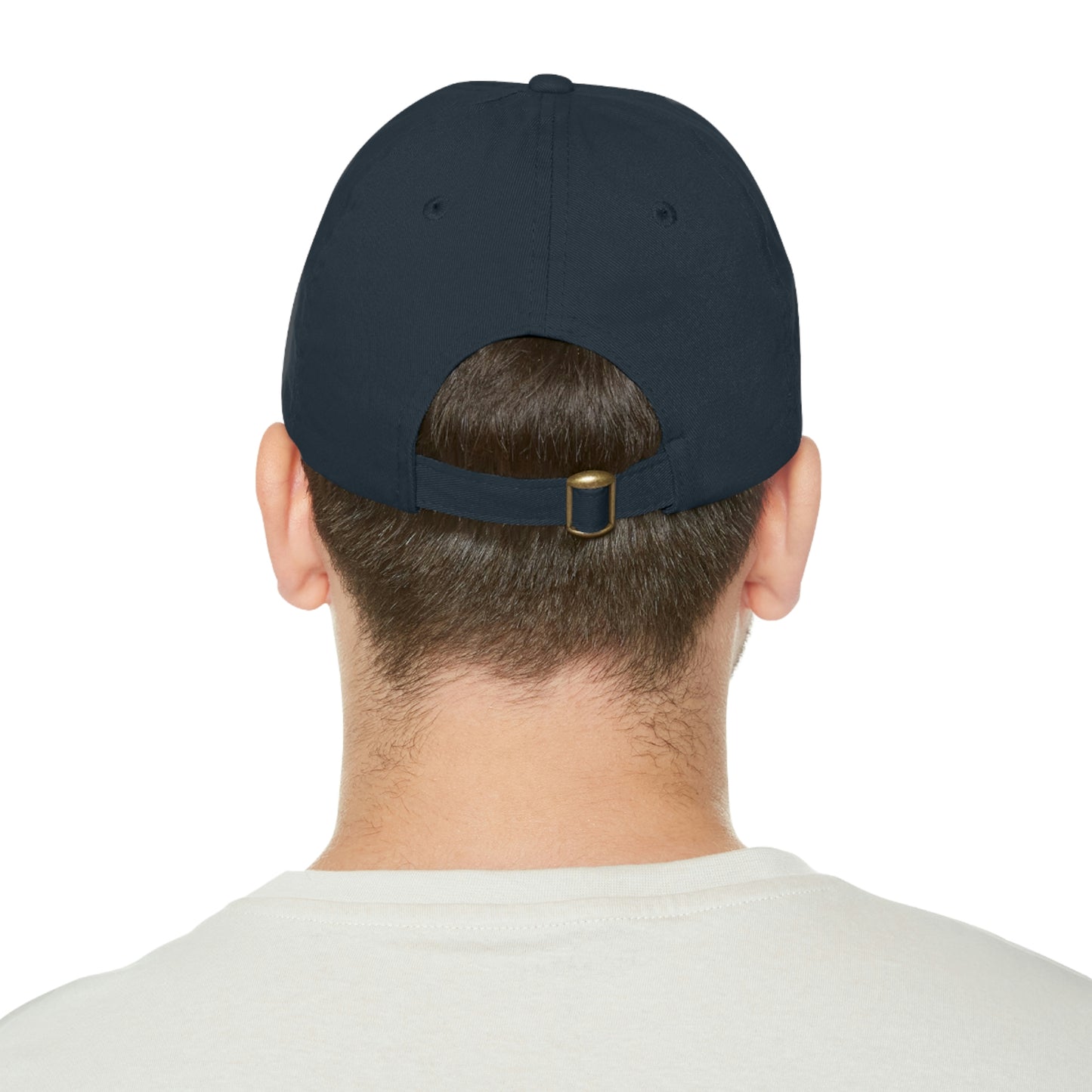 Dog Slob ® Dad Hat with Leather Patch (Round)