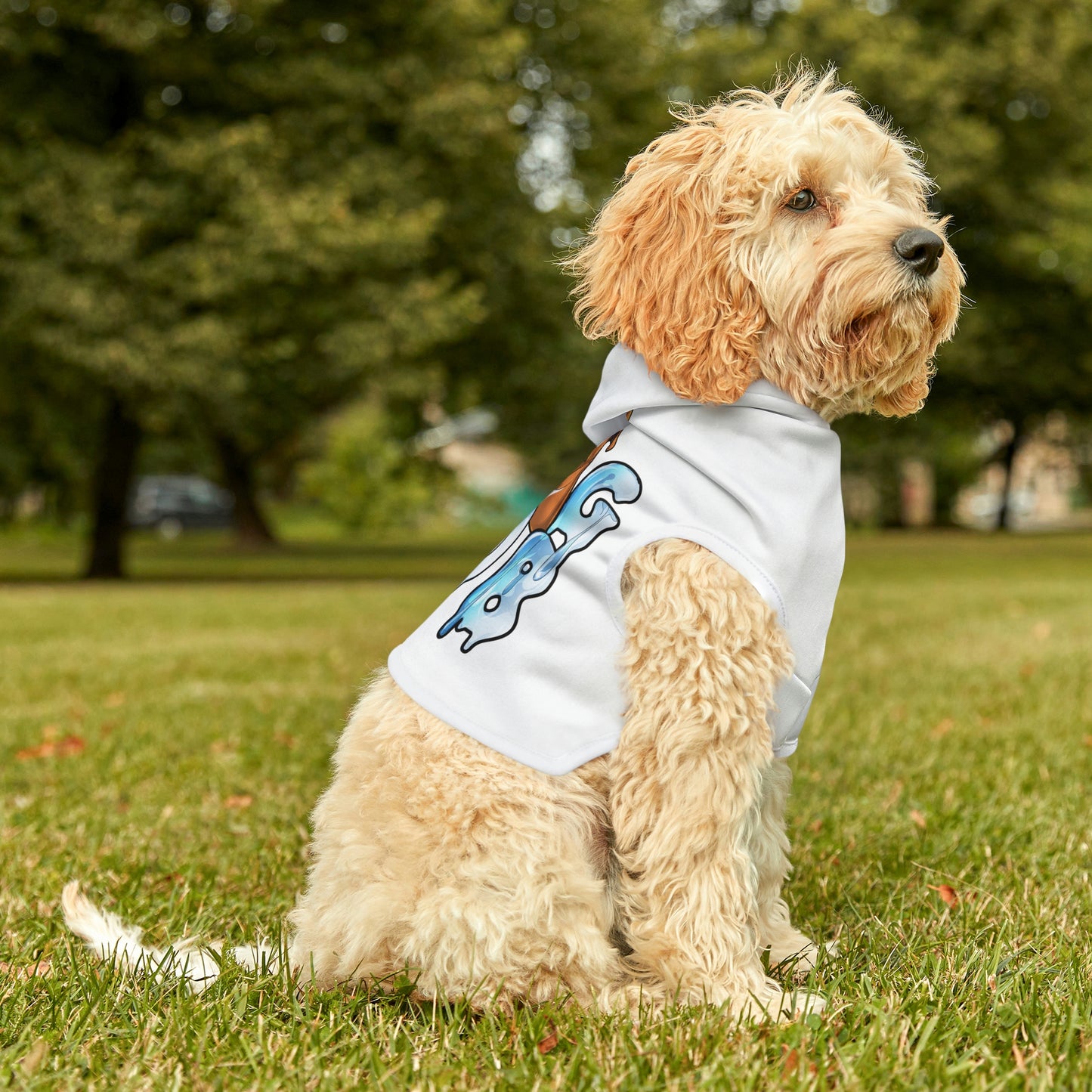 Dog Slob ® Hoodie White