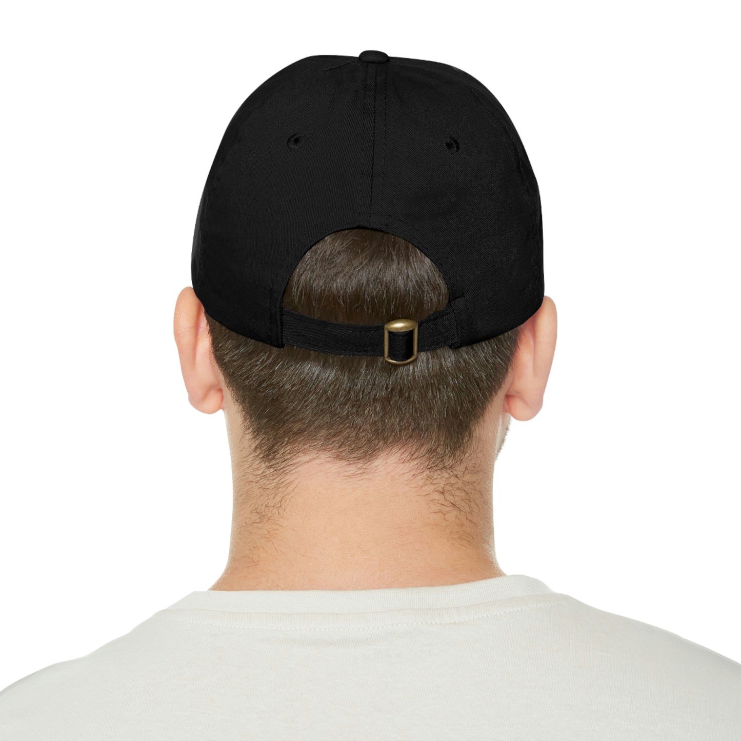 Dog Slob ® Dad Hat with Leather Patch (Round)