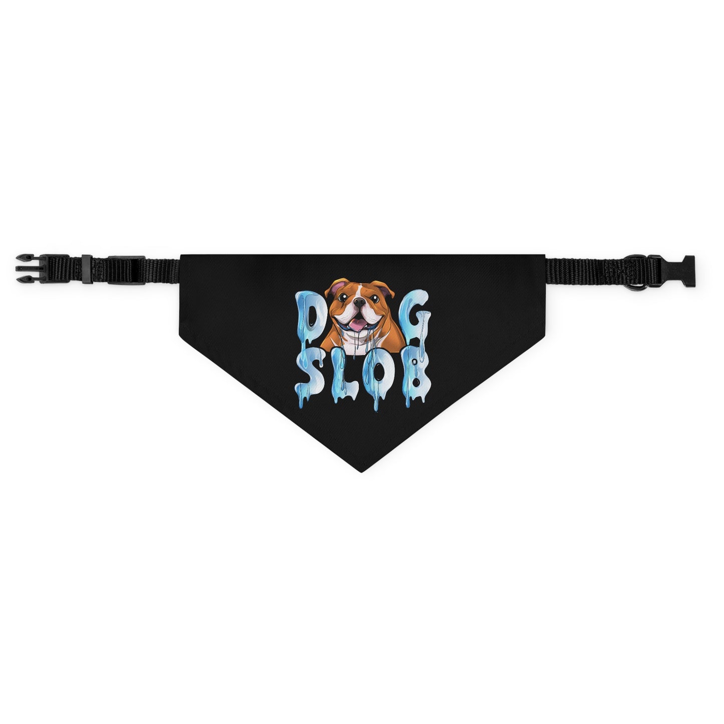 Dog Slob ® Pet Bandana Collar Black