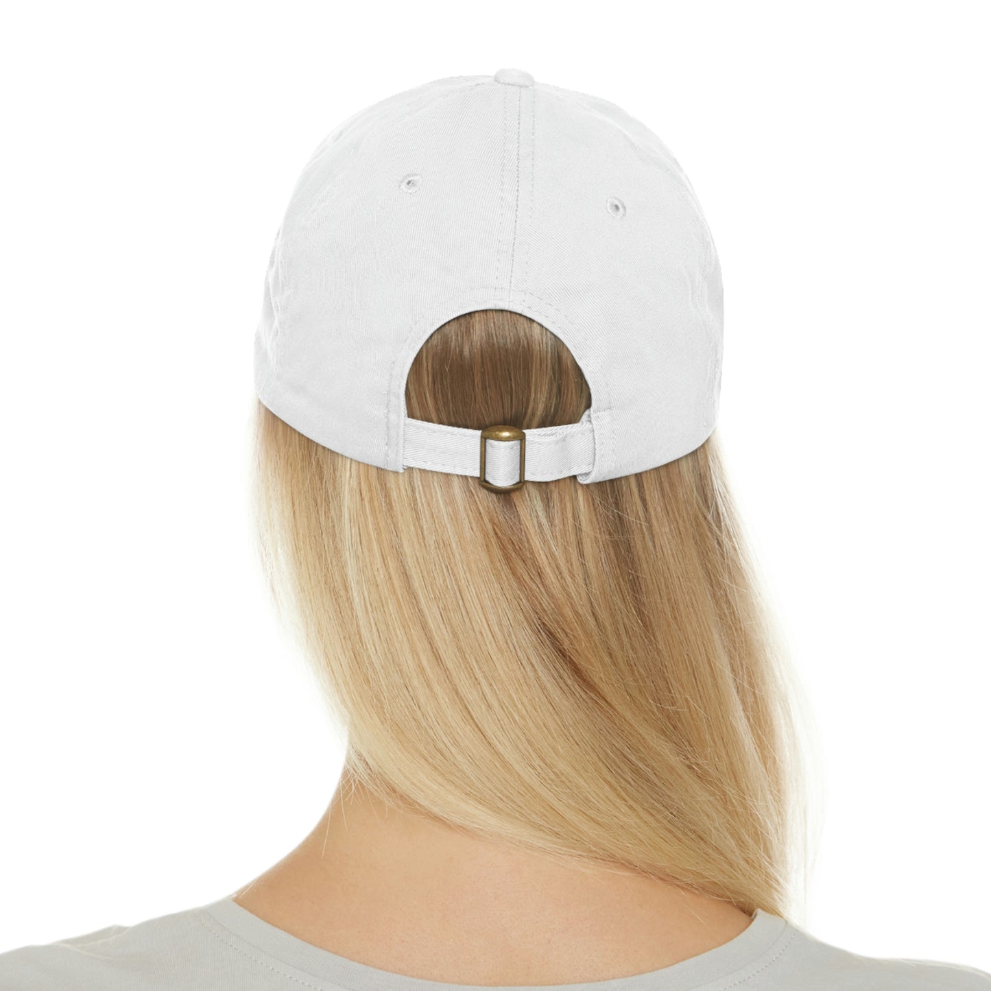 Dog Slob ® Dad Hat with Leather Patch (Round)