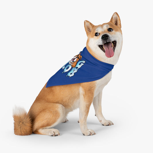 Dog Slob ® Pet Bandana Blue