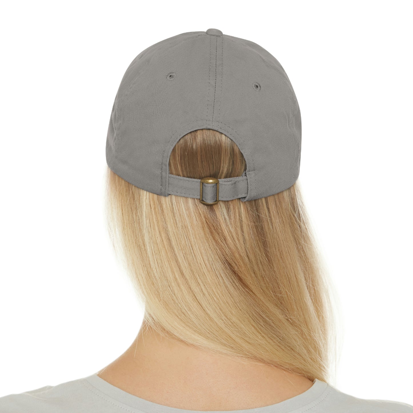 Dog Slob ® Dad Hat with Leather Patch (Round)